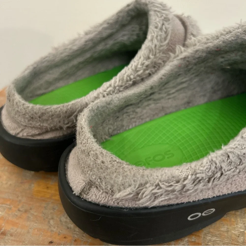 OOFOS OOcoozie Mule Women's Size 10 Clog Slip-on Shoes - Tawny - Beige Gray - Picture 13 of 13